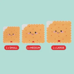 Set de 3 Pochettes pour Aliments - Snack Bags