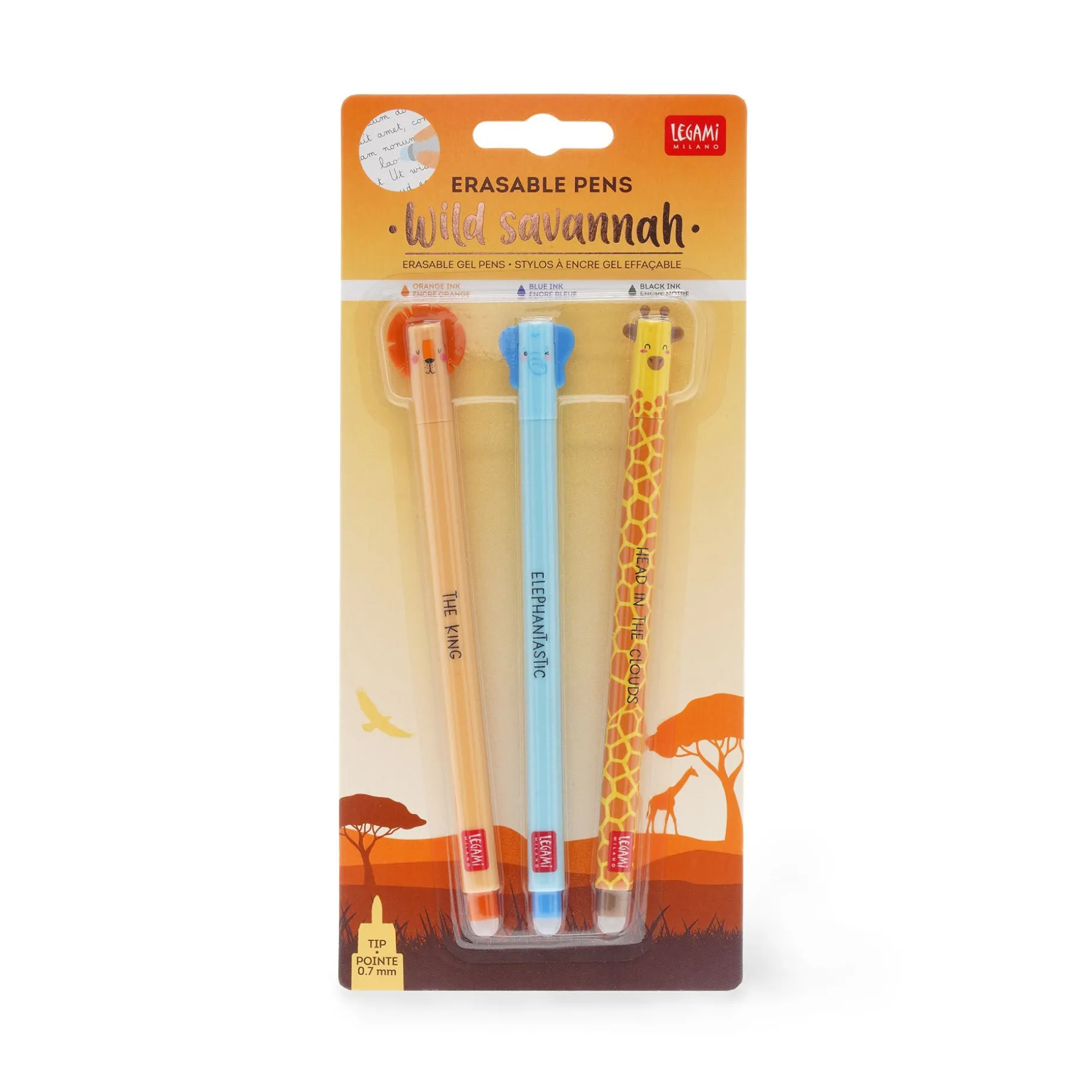Set de 3 Stylos à Encre Gel Effaçable - Erasable Pen