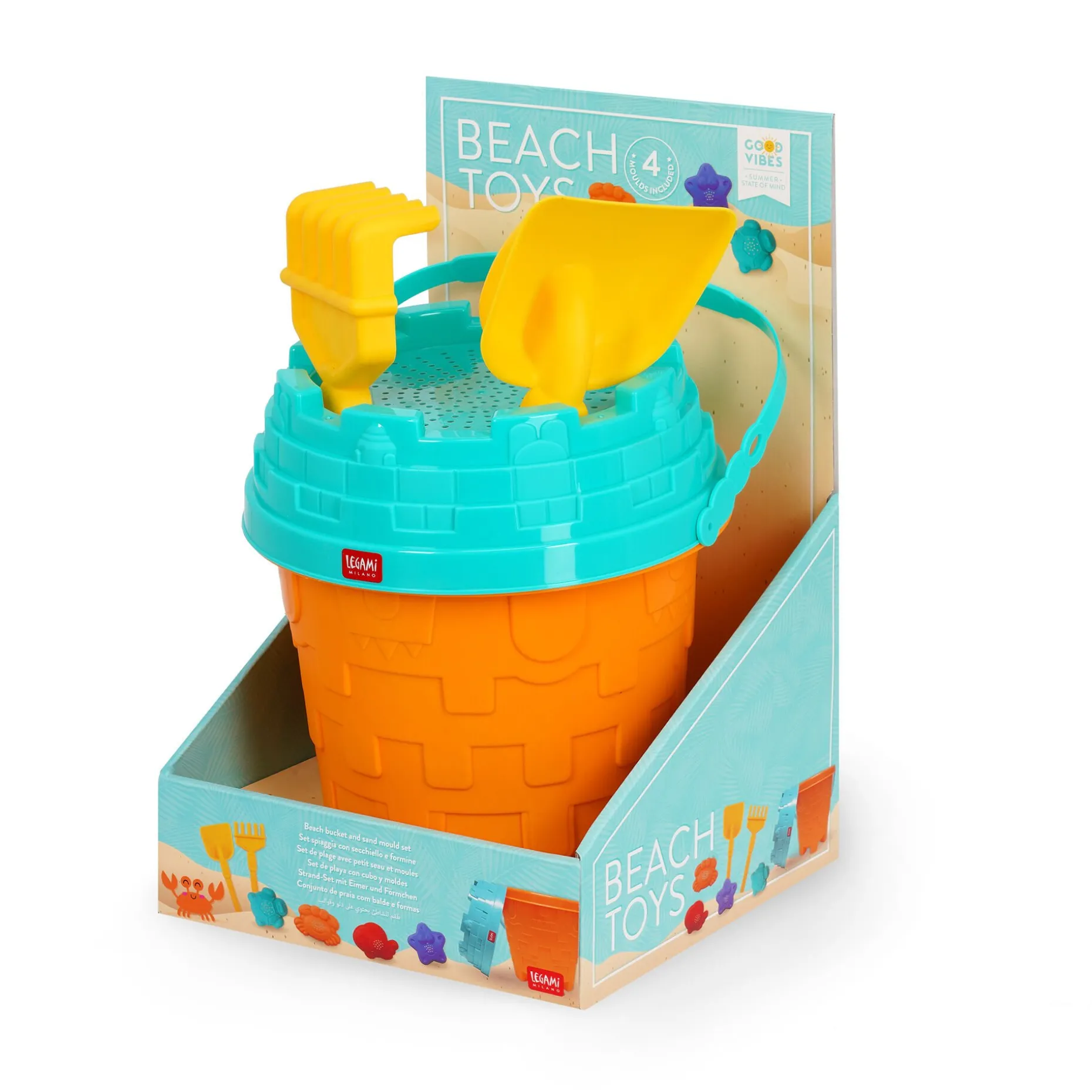 Set de Plage Avec Seau et Moules - Beach Toys