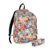 Set Sac à Dos et Trousse Travel Stickers