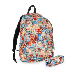 Set Sac à Dos et Trousse Travel Stickers