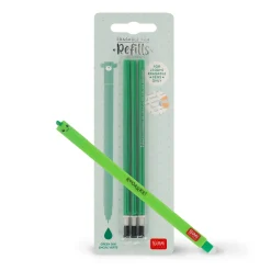Set Stylo effaçable Dino et recharge verte