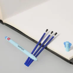 Set Stylo effaçable Elephant et recharge bleue