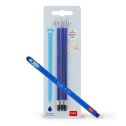 Set Stylo effaçable Shark et recharge bleue