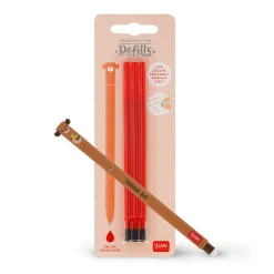 Set Stylo effaçable TeddyBear et recharge rouge