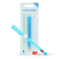 Set Stylo Lovely Llama et Recharge Bleu Ciel