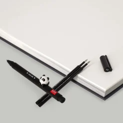 Set Stylo Lovely Panda et Recharge Noire