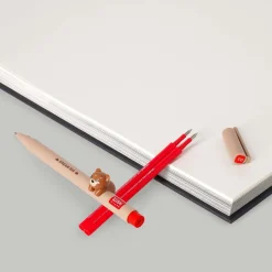 Set Stylo Lovely TeddyBear et Recharge Rouge