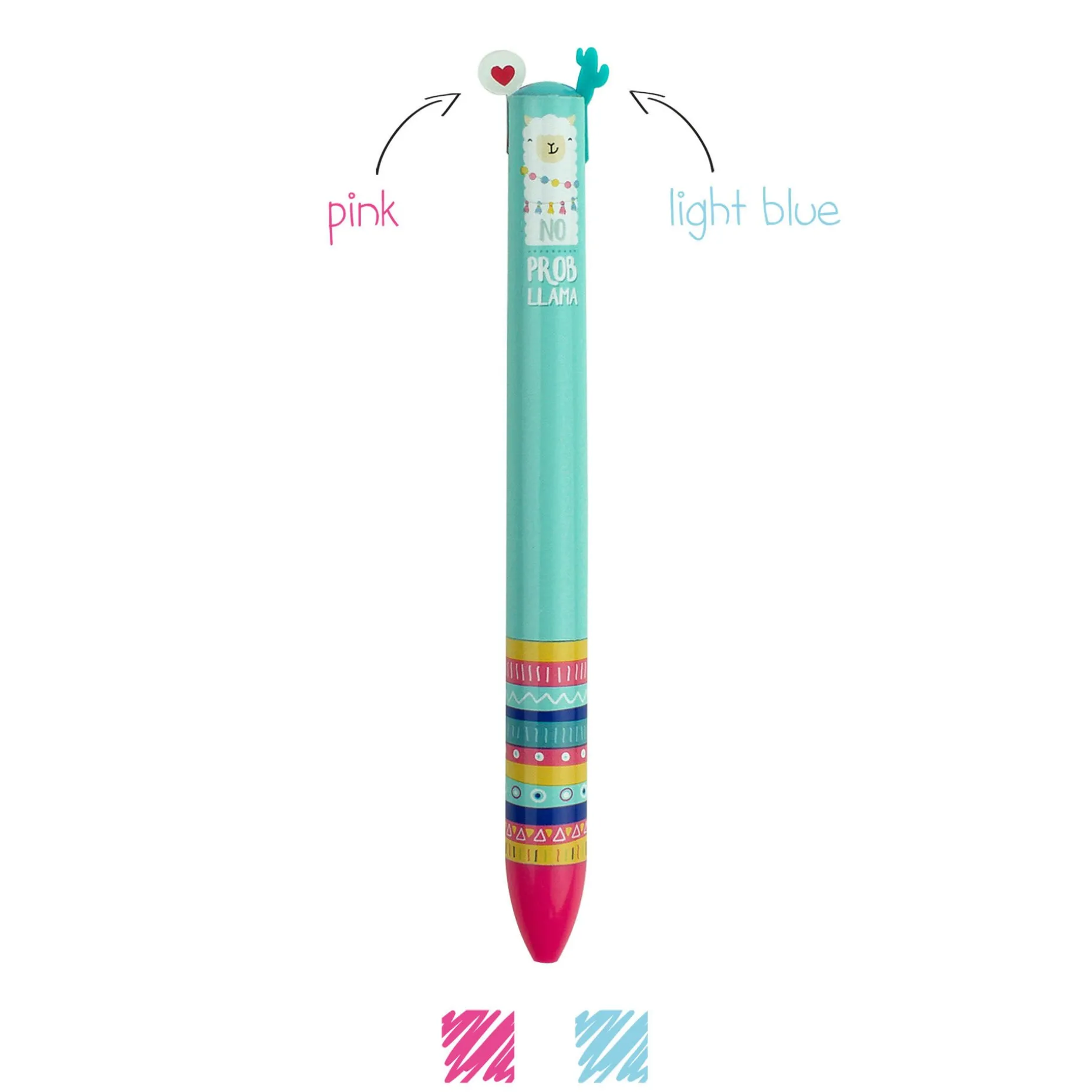 Stylo à Bille à deux Couleurs - Click&Clack