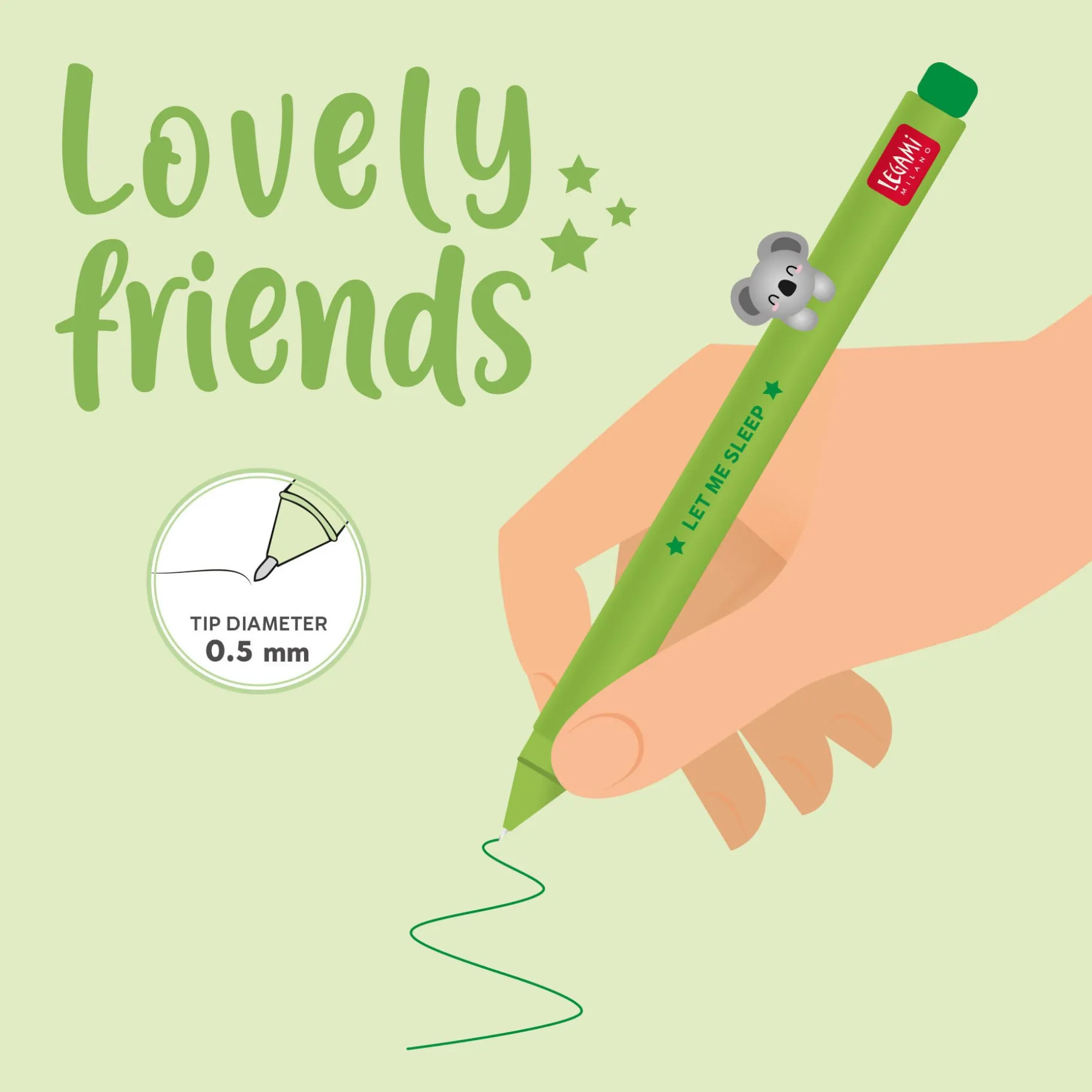 Stylo à Encre Gel - Lovely Friends
