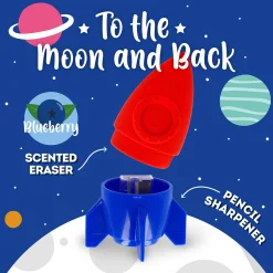 Taille-Crayon avec Gomme - To The Moon And Back