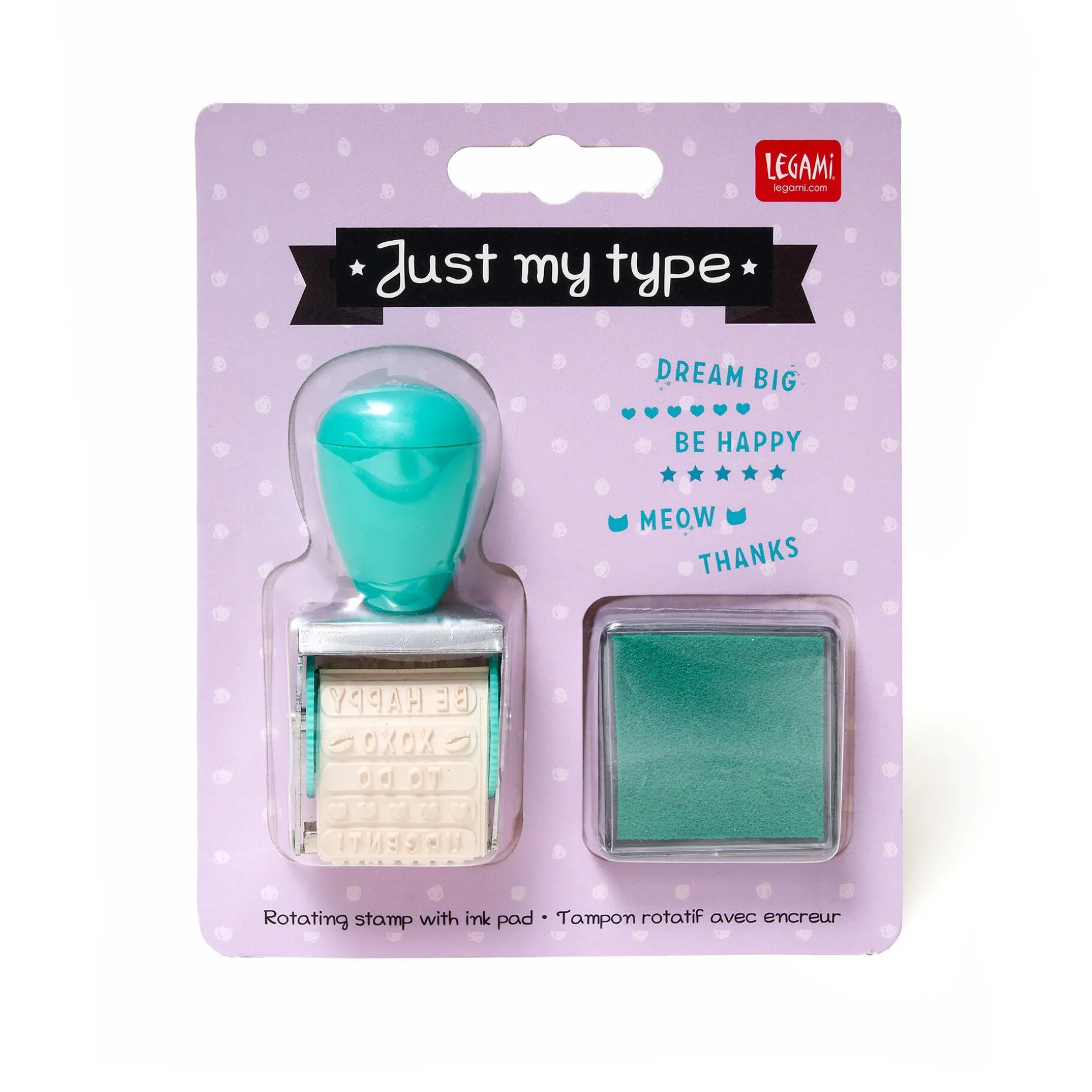 Tampon Rotatif avec Encreur - Just My Type