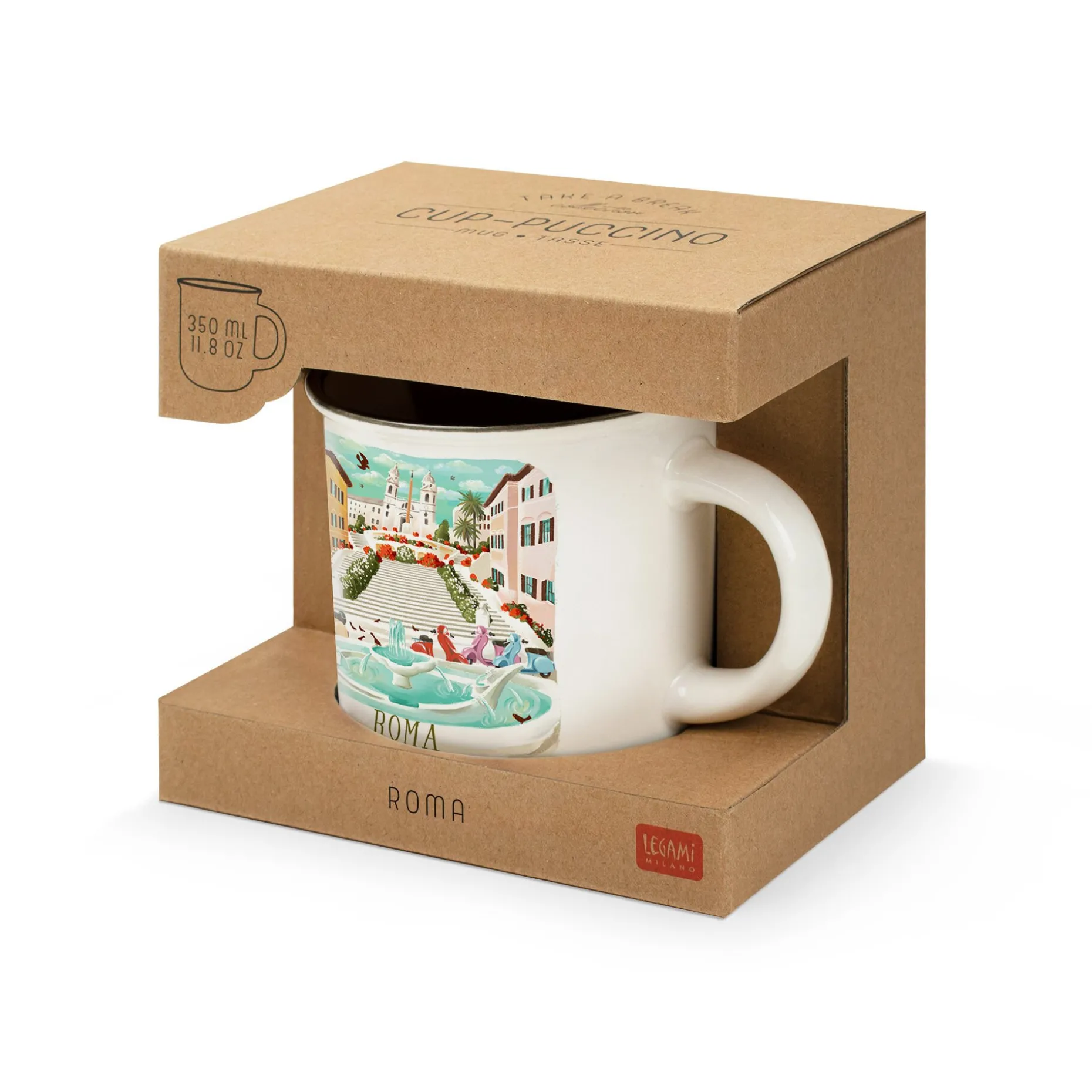 Tasse en Porcelaine - Cup-Puccino - World Cities Collection