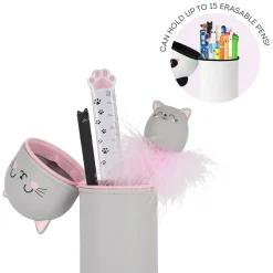 Trousse en Silicone Souple 2-en-1 - Kawaii